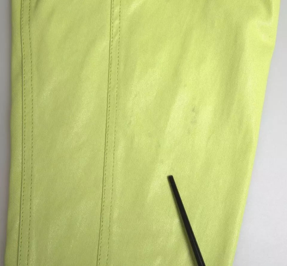 Dolce & Gabbana Yeşil pamuklu yakalı ve rahat düğmeli gömlek